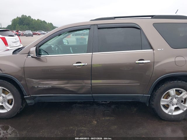 45930513 :رقم المزاد ، 1GKER23778J220908 vin ، 2008 Gmc Acadia Slt-1 مزاد بيع