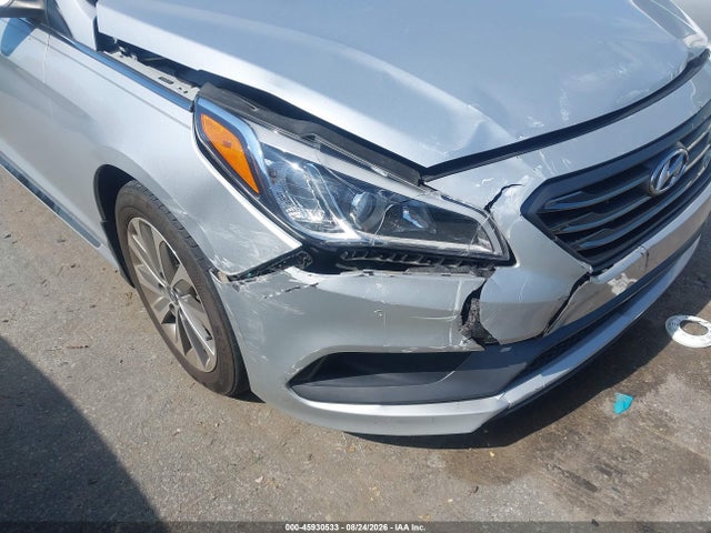 2016 Hyundai Sonata Sport მანქანა იყიდება აუქციონზე, vin: 5NPE34AF8GH327959, აუქციონის ნომერი: 45930533