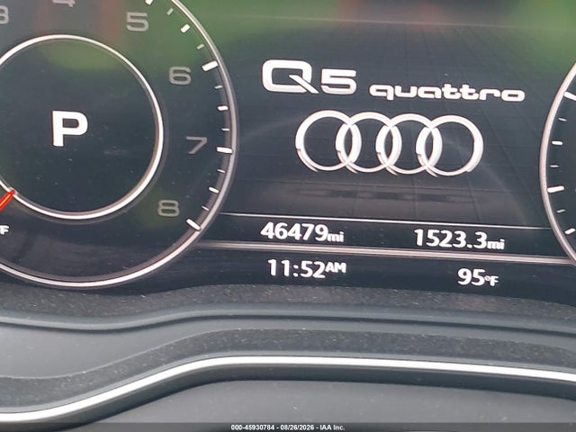 Aukcja sprzedaży 2018 Audi Q5 2.0t Premium/2.0t Tech Premium, vin: WA1CNAFY9J2095613, numer aukcji: 45930784