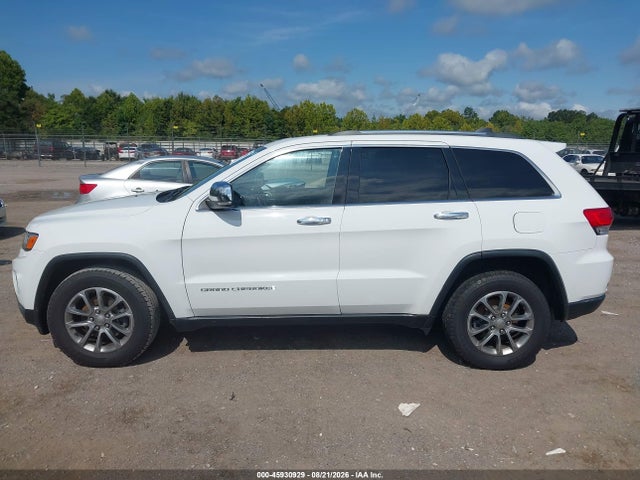 Продаж на аукціоні авто 2015 Jeep Grand Cherokee Limited, vin: 1C4RJEBG6FC891009, номер лоту: 45930929
