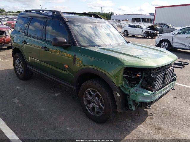 2024 Ford Bronco Sport Badlands მანქანა იყიდება აუქციონზე, vin: 3FMCR9D92RRE11005, აუქციონის ნომერი: 45931035
