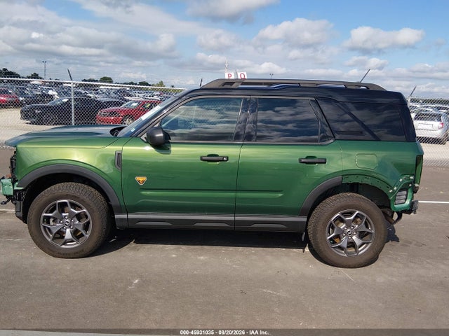 2024 Ford Bronco Sport Badlands მანქანა იყიდება აუქციონზე, vin: 3FMCR9D92RRE11005, აუქციონის ნომერი: 45931035