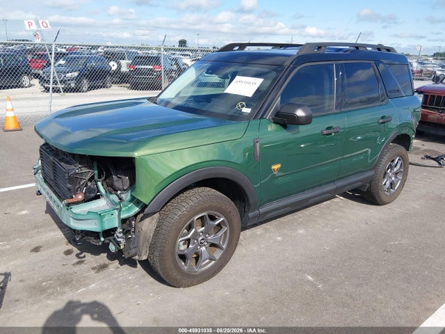 2024 Ford Bronco Sport Badlands მანქანა იყიდება აუქციონზე, vin: 3FMCR9D92RRE11005, აუქციონის ნომერი: 45931035