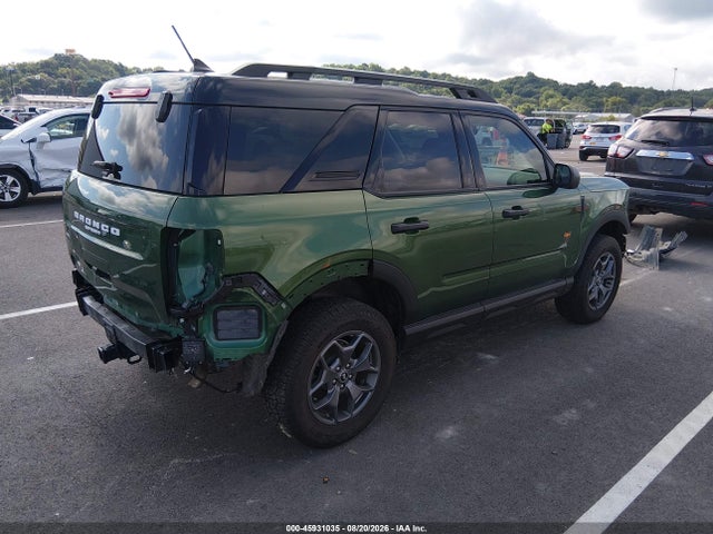 2024 Ford Bronco Sport Badlands მანქანა იყიდება აუქციონზე, vin: 3FMCR9D92RRE11005, აუქციონის ნომერი: 45931035