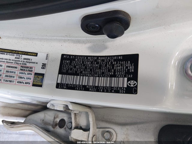 2021 Toyota Corolla Le მანქანა იყიდება აუქციონზე, vin: 5YFEPMAE0MP147353, აუქციონის ნომერი: 45931199