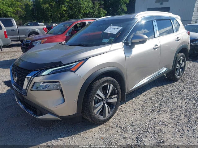 2021 Nissan Rogue Platinum Intelligent Awd მანქანა იყიდება აუქციონზე, vin: JN8AT3DD6MW321297, აუქციონის ნომერი: 45931209