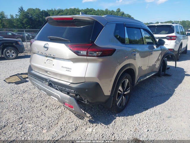 2021 Nissan Rogue Platinum Intelligent Awd მანქანა იყიდება აუქციონზე, vin: JN8AT3DD6MW321297, აუქციონის ნომერი: 45931209