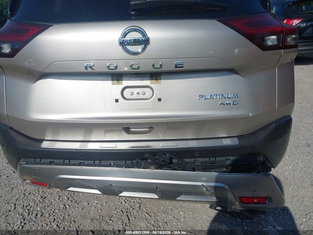 2021 Nissan Rogue Platinum Intelligent Awd მანქანა იყიდება აუქციონზე, vin: JN8AT3DD6MW321297, აუქციონის ნომერი: 45931209