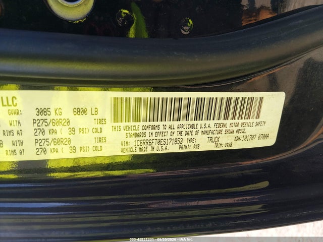 Aukcja sprzedaży 2014 Ram 1500 Express, vin: 1C6RR6FT0ES171853, numer aukcji: 45931231