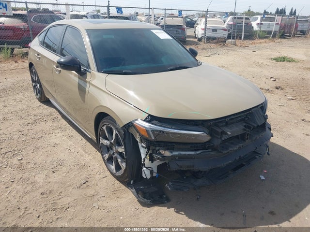 45931392 :رقم المزاد ، 19XFL4H9XSE011447 vin ، 2025 Honda Civic Hybrid Sport Touring مزاد بيع