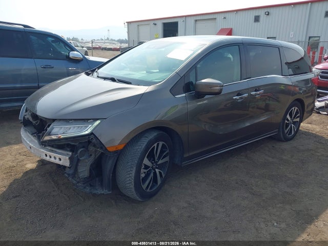 45931413 :رقم المزاد ، 5FNRL6H97JB032015 vin ، 2018 Honda Odyssey Elite مزاد بيع