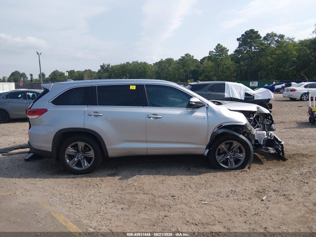 45931445 :رقم المزاد ، 5TDDGRFH4KS061687 vin ، 2019 Toyota Highlander Hybrid Limited Platinum مزاد بيع