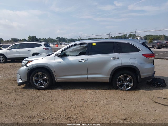 45931445 :رقم المزاد ، 5TDDGRFH4KS061687 vin ، 2019 Toyota Highlander Hybrid Limited Platinum مزاد بيع