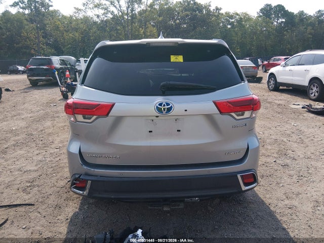 45931445 :رقم المزاد ، 5TDDGRFH4KS061687 vin ، 2019 Toyota Highlander Hybrid Limited Platinum مزاد بيع