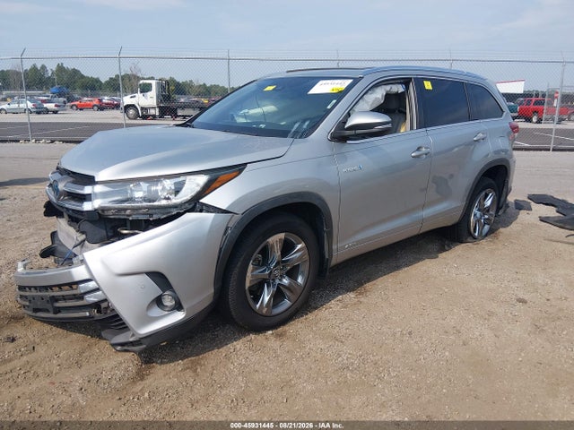 45931445 :رقم المزاد ، 5TDDGRFH4KS061687 vin ، 2019 Toyota Highlander Hybrid Limited Platinum مزاد بيع