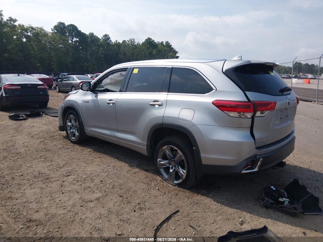 45931445 :رقم المزاد ، 5TDDGRFH4KS061687 vin ، 2019 Toyota Highlander Hybrid Limited Platinum مزاد بيع
