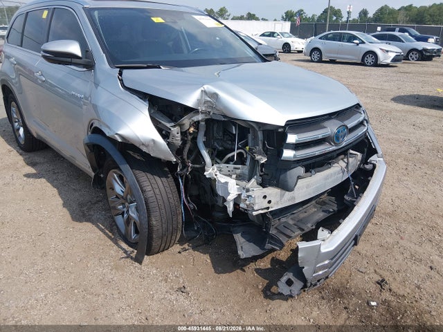 45931445 :رقم المزاد ، 5TDDGRFH4KS061687 vin ، 2019 Toyota Highlander Hybrid Limited Platinum مزاد بيع