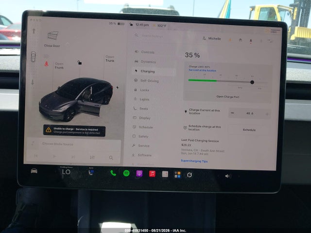 45931450 :رقم المزاد ، 5YJ3E1EB4RF762471 vin ، 2024 Tesla Model 3 Long Range Dual Motor All-wheel Drive مزاد بيع