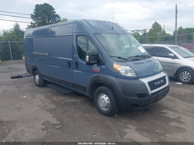 45931459 :رقم المزاد ، 3C6URVJG8KE551438 vin ، 2019 Ram Promaster 3500 Cargo Van High Roof 159 Wb Ext مزاد بيع