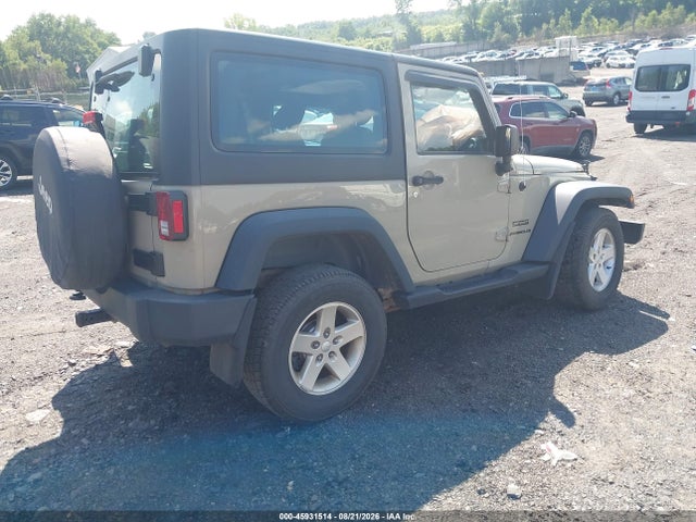 2017 Jeep Wrangler Sport მანქანა იყიდება აუქციონზე, vin: 1C4AJWAG7HL588649, აუქციონის ნომერი: 45931514