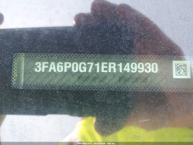 Продажа на аукционе авто 2014 Ford Fusion S, vin: 3FA6P0G71ER149930, номер лота: 45931517