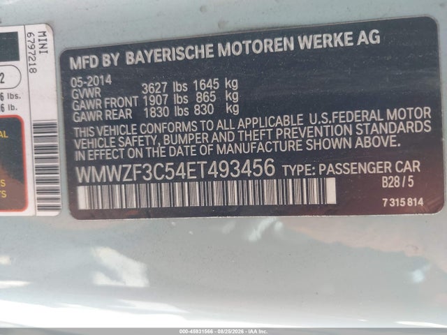 Mini Clubman Cooper 2014 WMWZF3C54ET493456 Image 9