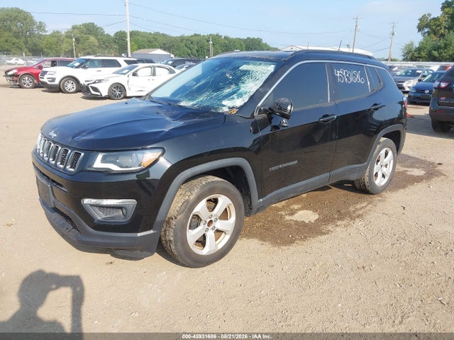 2018 Jeep Compass Latitude 4x4 მანქანა იყიდება აუქციონზე, vin: 3C4NJDBB1JT360116, აუქციონის ნომერი: 45931686