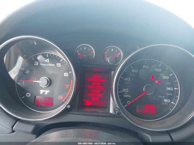 Aukcja sprzedaży 2008 Audi Tt 2.0t, vin: TRUAF38J181003633, numer aukcji: 45931869