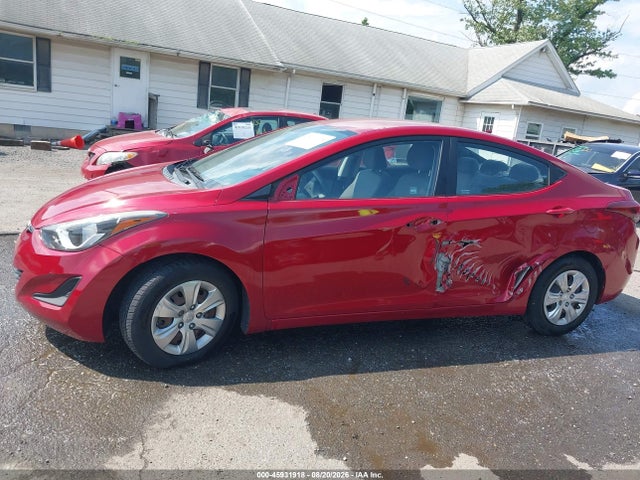 2016 Hyundai Elantra Se მანქანა იყიდება აუქციონზე, vin: KMHDH4AE7GU643522, აუქციონის ნომერი: 45931918