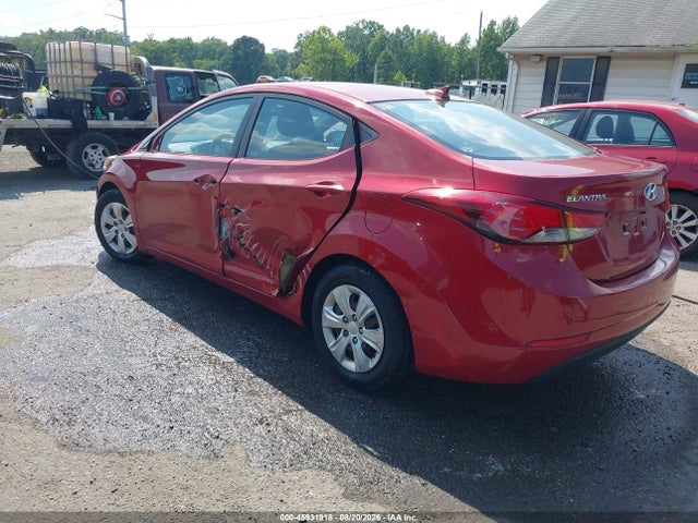 2016 Hyundai Elantra Se მანქანა იყიდება აუქციონზე, vin: KMHDH4AE7GU643522, აუქციონის ნომერი: 45931918