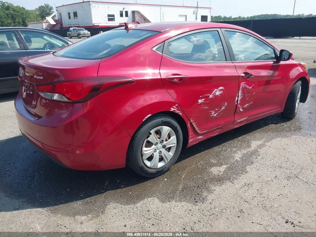 2016 Hyundai Elantra Se მანქანა იყიდება აუქციონზე, vin: KMHDH4AE7GU643522, აუქციონის ნომერი: 45931918