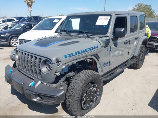 45932105 :رقم المزاد ، 1C4JJXR62NW127578 vin ، 2022 Jeep Wrangler 4xe Unlimited Rubicon 4x4 مزاد بيع