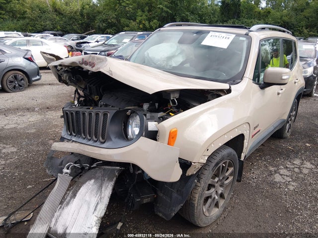 45932118 :رقم المزاد ، ZACCJBBTXGPC67339 vin ، 2016 Jeep Renegade 75th Anniversary مزاد بيع