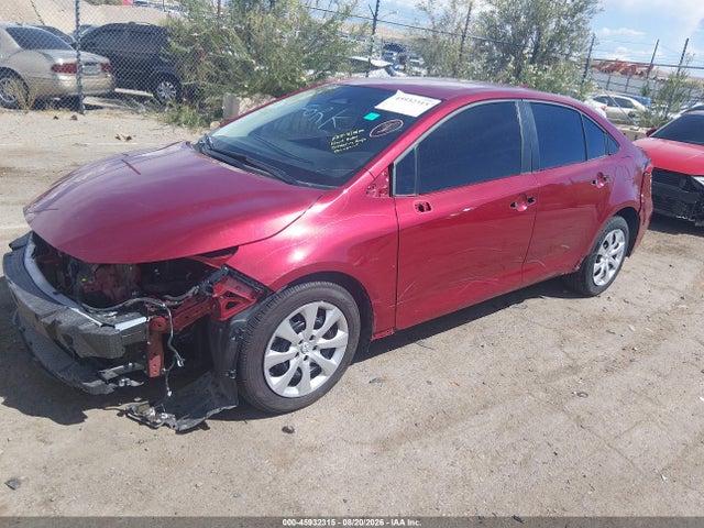 2025 Toyota Corolla Le მანქანა იყიდება აუქციონზე, vin: 5YFB4MDE0SP310426, აუქციონის ნომერი: 45932315