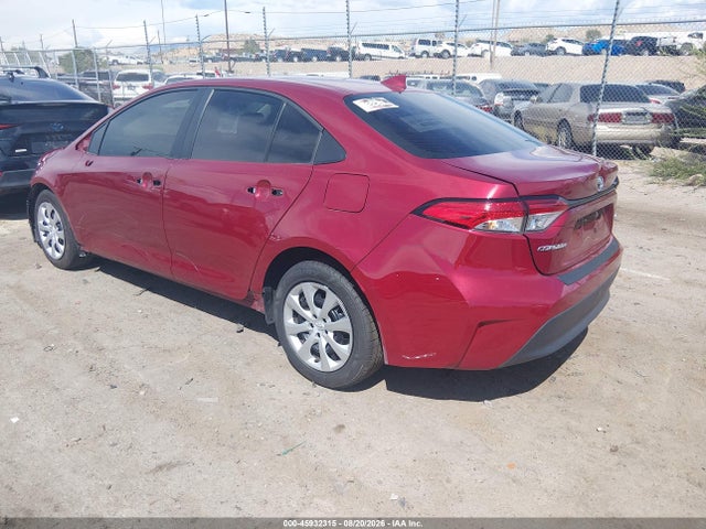 2025 Toyota Corolla Le მანქანა იყიდება აუქციონზე, vin: 5YFB4MDE0SP310426, აუქციონის ნომერი: 45932315