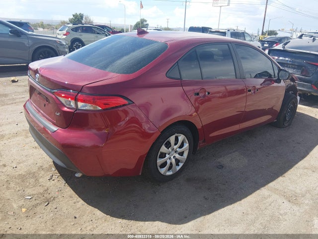 2025 Toyota Corolla Le მანქანა იყიდება აუქციონზე, vin: 5YFB4MDE0SP310426, აუქციონის ნომერი: 45932315
