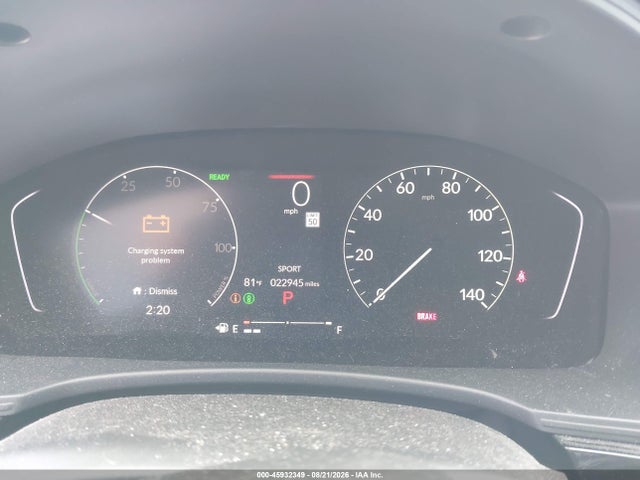 2HGFE4F89SH321406 Honda Civic Hybrid Sport/sport Touring