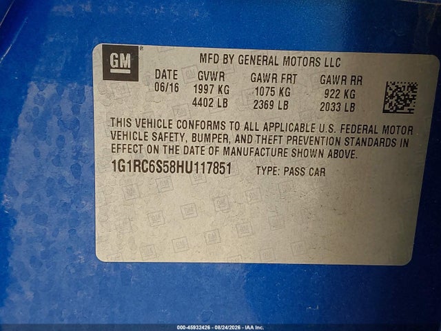 Chevrolet VOLT LT 2017 1G1RC6S58HU117851 Image 9