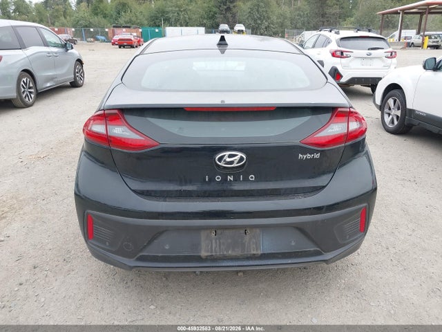 2019 Hyundai Ioniq Hybrid Limited მანქანა იყიდება აუქციონზე, vin: KMHC05LC5KU110078, აუქციონის ნომერი: 45932583