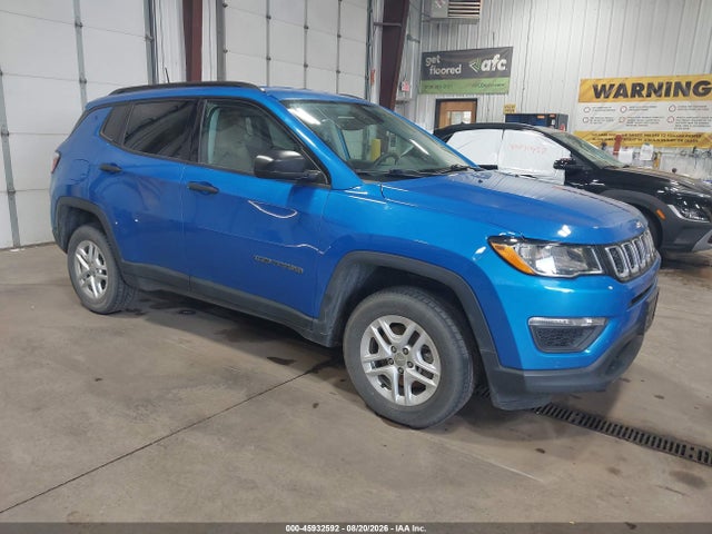Aukcja sprzedaży 2018 Jeep Compass Sport 4x4, vin: 3C4NJDAB1JT392307, numer aukcji: 45932592