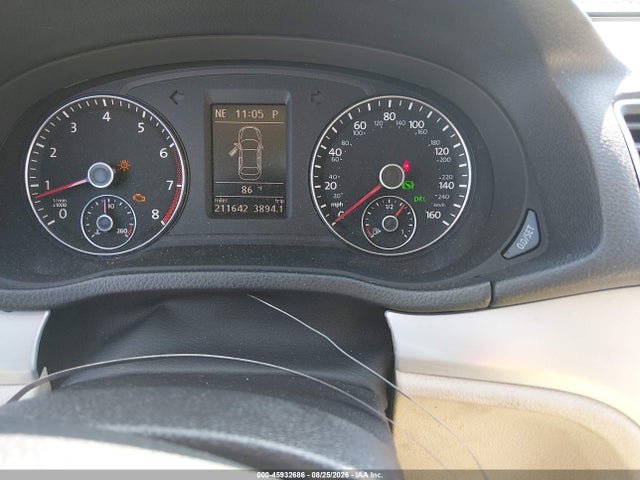 45932686 :رقم المزاد ، 1VWBP7A33CC093926 vin ، 2012 Volkswagen Passat 2.5l Se مزاد بيع