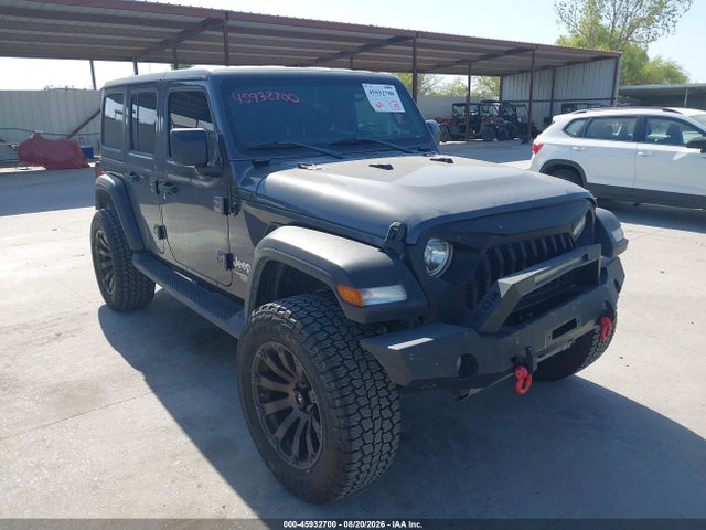 Продаж на аукціоні авто 2018 Jeep Wrangler Unlimited Sport S 4x4, vin: 1C4HJXDG1JW116838, номер лоту: 45932700