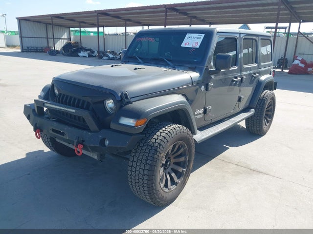 Продаж на аукціоні авто 2018 Jeep Wrangler Unlimited Sport S 4x4, vin: 1C4HJXDG1JW116838, номер лоту: 45932700