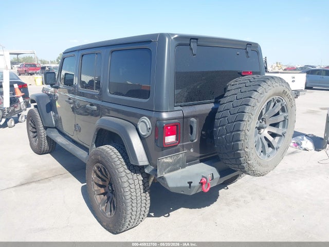Продаж на аукціоні авто 2018 Jeep Wrangler Unlimited Sport S 4x4, vin: 1C4HJXDG1JW116838, номер лоту: 45932700