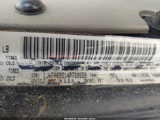 45932709 :رقم المزاد ، 1J4FA69S14P728559 vin ، 2004 Jeep Wrangler Rubicon مزاد بيع