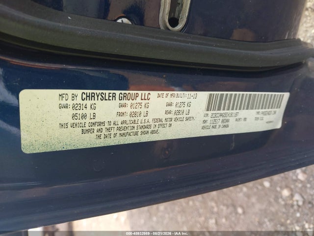 Auction sale of the 2014 Chrysler 300, vin: 2C3CCAAG5EH181187, lot number: 45932989