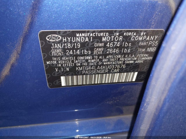 Genesis G70 2.0t Advanced 2019 KMTG44LA4KU037676 Image 9