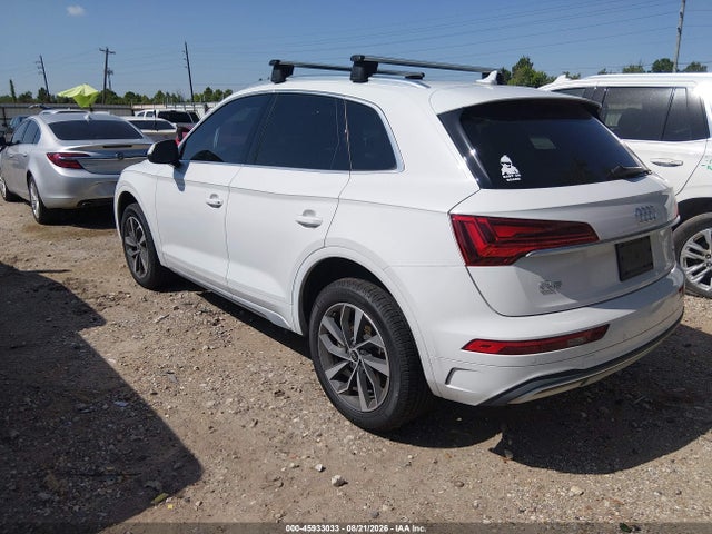 45933033 :رقم المزاد ، WA1BAAFY5M2009855 vin ، 2021 Audi Q5 Premium Plus 45 Tfsi Quattro S Tronic مزاد بيع