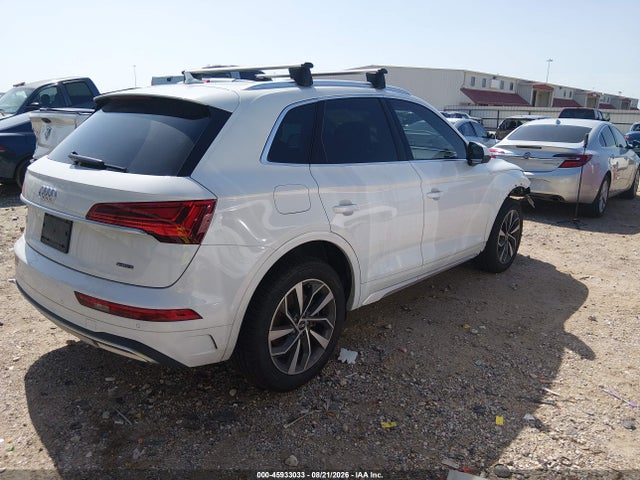 45933033 :رقم المزاد ، WA1BAAFY5M2009855 vin ، 2021 Audi Q5 Premium Plus 45 Tfsi Quattro S Tronic مزاد بيع