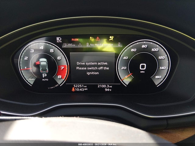 45933033 :رقم المزاد ، WA1BAAFY5M2009855 vin ، 2021 Audi Q5 Premium Plus 45 Tfsi Quattro S Tronic مزاد بيع
